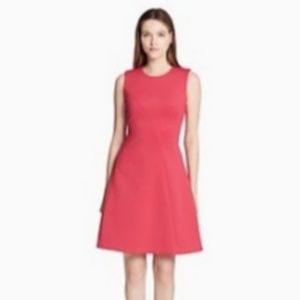 Calvin Klein Seamed Flared Scuba Dress